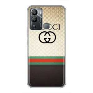 Чехлы ГУЧЧИ для Инфиникс Хот 12 Плей (AlphaPrint) (GUCCI стиль)