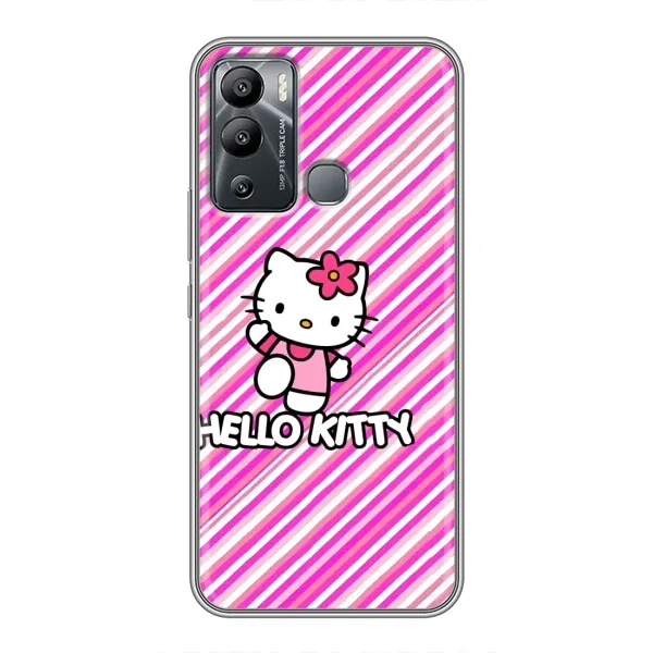 Чохол з принтом «Hello Kytty» для Infinix Hot 12 Play