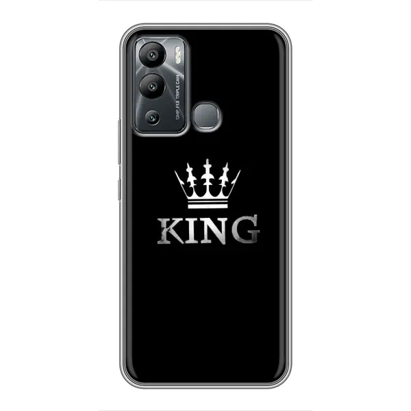 Чехол с принтом «KING» для Infinix Hot 12 Play Чехол с принтом «KING» для Infinix Hot 12 Play