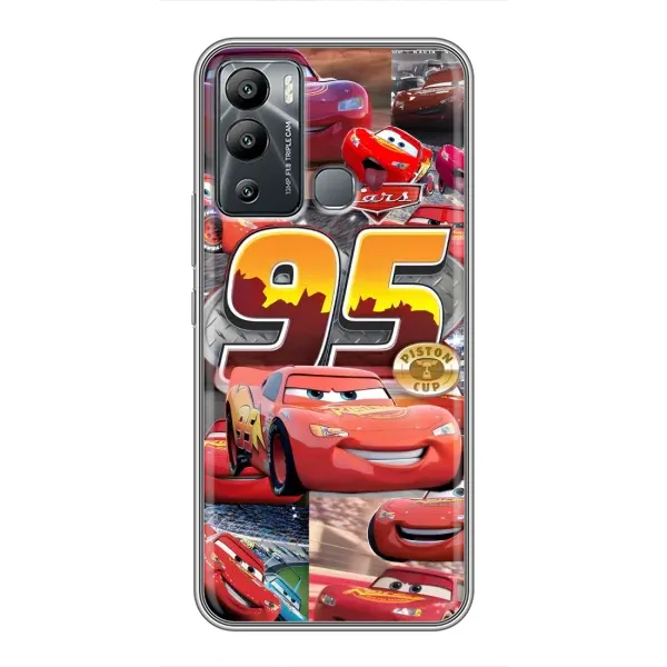 Чохол з принтом «Колаж Блискавка Маквін» для Infinix Hot 12 Play Чохол з принтом «Колаж Блискавка Маквін» для Infinix Hot 12 Play