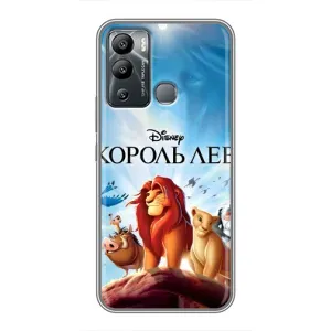 Чехол Король лев на Инфиникс Хот 12 Плей (Постер Король Лев)
