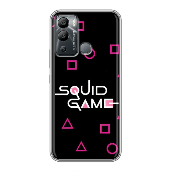 Чехол с принтом «Паттерн Игра кальмара» для Infinix Hot 12 Play