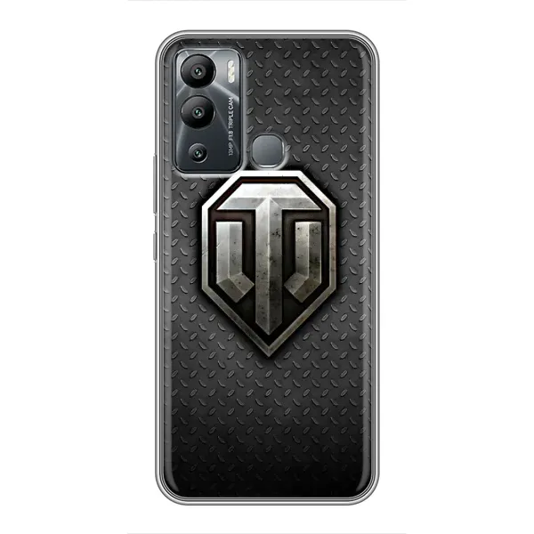 Чехол с принтом «Лого Tanks» для Infinix Hot 12 Play