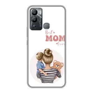 Чехлы для мамы на Infinix Hot 12 Play (Мама и сын)