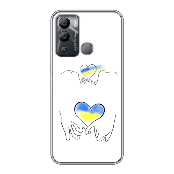 Чехол с принтом «Мир Украине» для Infinix Hot 12 Play Чехол с принтом «Мир Украине» для Infinix Hot 12 Play