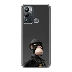 Чехлы с Обезьянами NFT для Infinix Hot 12 Play (AlphaPrint) (Обезьяна NFT)