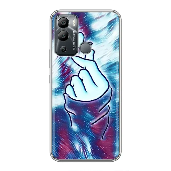 Чехол с принтом «Радужное сердце» для Infinix Hot 12 Play Чехол с принтом «Радужное сердце» для Infinix Hot 12 Play
