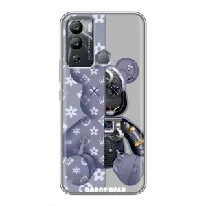 Крутые Чехлы Луи Виттон для Infinix Hot 12 Play (AlphaPrint) (Робот Мишка)