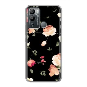 Чехлы с Цветами для Infinix Hot 12 Play (VPrint) (Розочки)