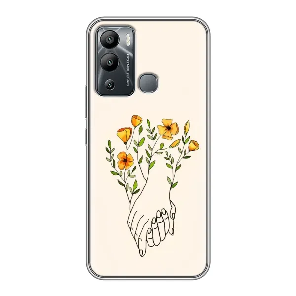 Чехол с принтом «Руки любви» для Infinix Hot 12 Play Чехол с принтом «Руки любви» для Infinix Hot 12 Play