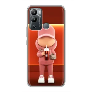 Крутые Чехлы Луи Виттон для Infinix Hot 12 Play (AlphaPrint) (С Кофе)