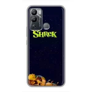 Чохол з мультфільмом Шрек на Infinix Hot 12 Play (Відпочиваючий Шрек)