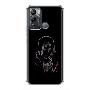 Чохли на тему: Ітачи Учіха для Infinix Hot 12 Play (AlphaPrint) (силует Ітачі)