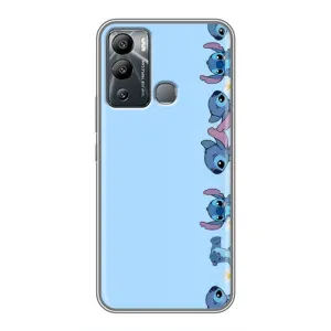 Чехол с принтом Стич на Infinix Hot 12 Play (Стич фон)