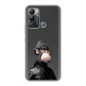 Чехлы с Обезьянами NFT для Infinix Hot 12 Play (AlphaPrint) (стильная обезьяна NFT)