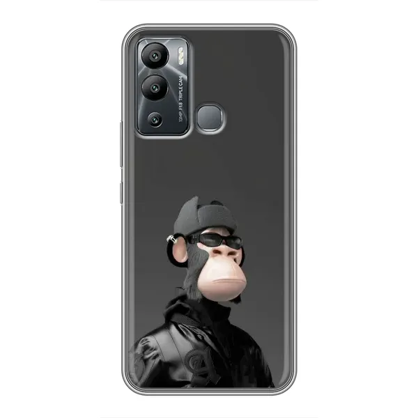 Чехол с принтом «стильная обезьяна NFT» для Infinix Hot 12 Play
