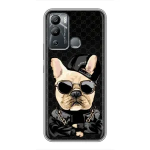 Чехлы с крутыми принтами для Infinix Hot 12 Play - (PREMIUMPrint) (Стильная собака)