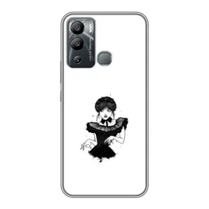 Чехлы Венсдей на Infinix Hot 12 Play Уэнсдей (AlphaPrint) (танец Уэнздей)