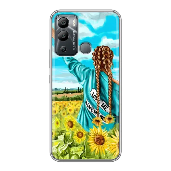 Чехол с принтом «Украиночка» для Infinix Hot 12 Play Чехол с принтом «Украиночка» для Infinix Hot 12 Play
