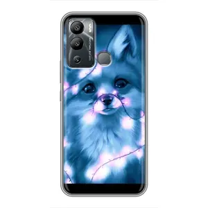 Чехлы с картинкой Лисички для Infinix Hot 12 Play (VPrint) (Яркая лисичка)
