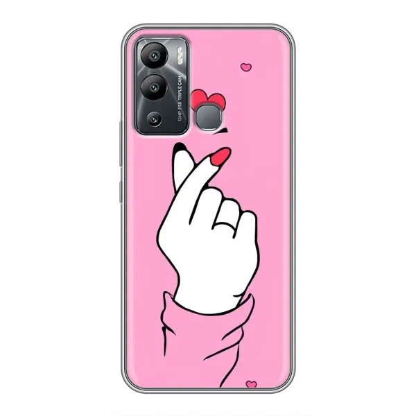 Чехол с принтом «Знак Love» для Infinix Hot 12 Play Чехол с принтом «Знак Love» для Infinix Hot 12 Play