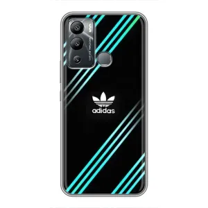 Чохли Адидас для Infinix Hot 12i (AlphaPrint) (Адідас з полосами)