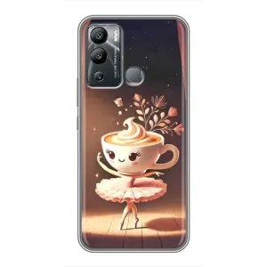Чохол з мемом Тралалело тралала на Infinix Hot 12i (Балерина капучина)