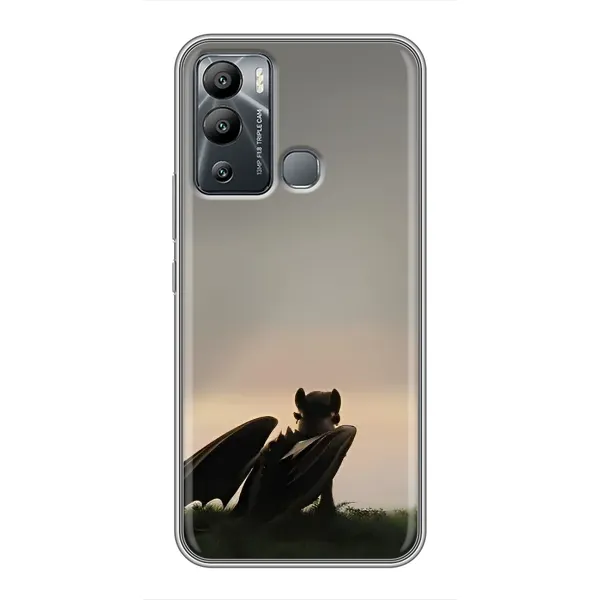 Чехол с принтом «Беззубик» для Infinix Hot 12i