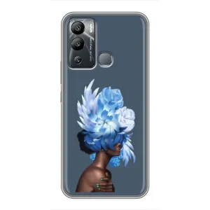 Чехлы (ART) Цветы на Infinix Hot 12i (VPrint) (Квіти на голові)