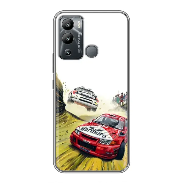 Чехол с принтом «Гоночные Тачки» для Infinix Hot 12i