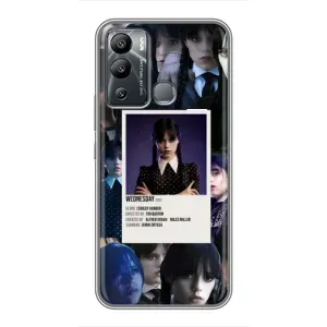 Чохли Венсдей на Infinix Hot 12i Уенсдей (AlphaPrint) (колаж Венздей)