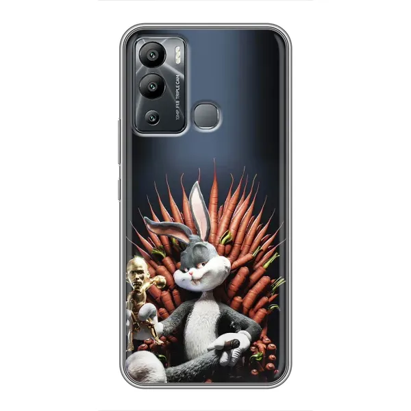 Чехол с принтом «Король Кролик» для Infinix Hot 12i
