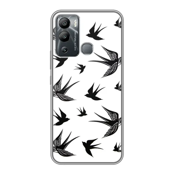 Чехол с принтом «Ласточки» для Infinix Hot 12i Чехол с принтом «Ласточки» для Infinix Hot 12i