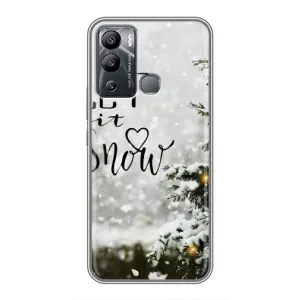 Новорічні, Святкові Чохли для Infinix Hot 12i - 2024 год (Let it snow)