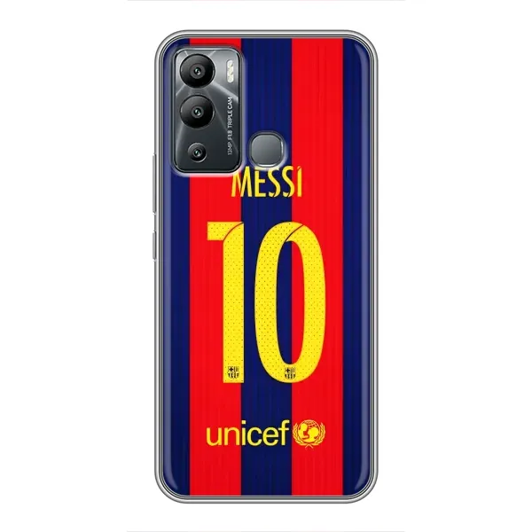 Чехол с принтом «Messi Barca 10» для Infinix Hot 12i