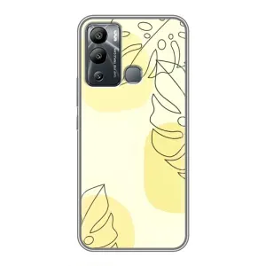 Силконовий чохол з принтом в квітах на Infinix Hot 12i