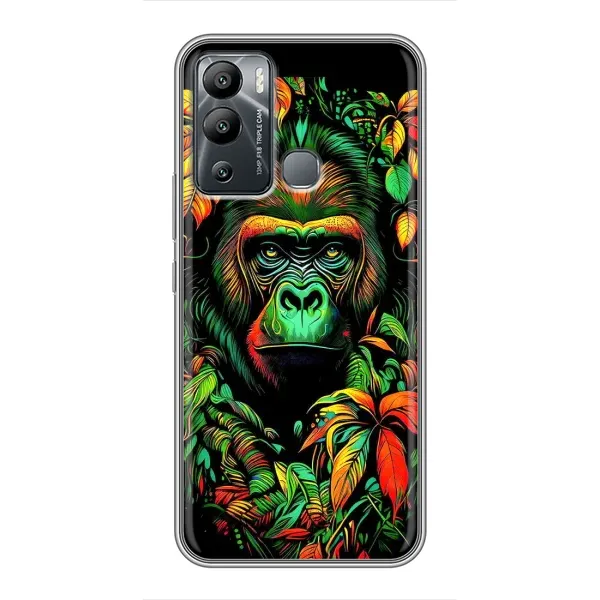 Чехол с принтом «Обезьяна в тропиках» для Infinix Hot 12i Чехол с принтом «Обезьяна в тропиках» для Infinix Hot 12i