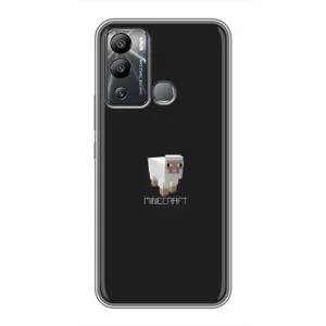 Чохол Майнкрафт на Infinix Hot 12i (AlphaPrint) Minecraft (Овечка Майнкрафт)