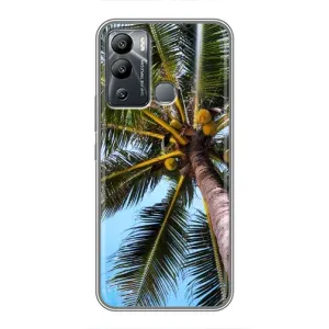 Силіконовий чохол з КАРТИНКАМИ літо для Infinix Hot 12i (AlphaPrint) (Пальма)