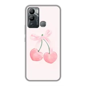 Чохол з розовим принтом для Infinix Hot 12i (Рожеві вишні)
