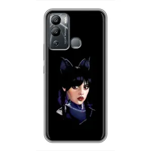 Чохли Венсдей на Infinix Hot 12i Уенсдей (AlphaPrint) (серйозна Венздей)