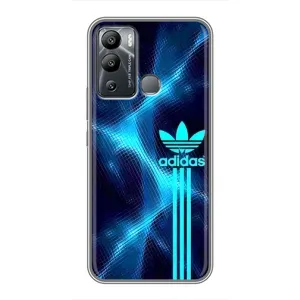 Чохли Адидас для Infinix Hot 12i (AlphaPrint) (Синій Адідас)
