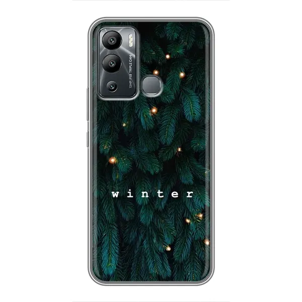 Чехол с принтом «Winter» для Infinix Hot 12i