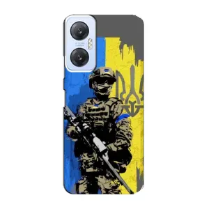 Чехлы с картинкой ЗСУ для Infinix Hot 20 (5G) (AlphaPrint) (АРТ солдат)