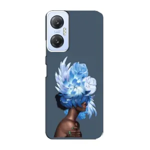 Чехлы (ART) Цветы на Infinix Hot 20 (5G) (VPrint) (Цветы на голове)