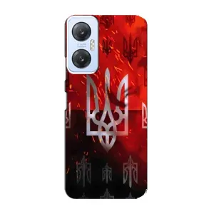 Украинские Чехлы для Infinix Hot 20 (5G) с картинкой УПА (AlphaPrint) (ГЕРБ УПА)