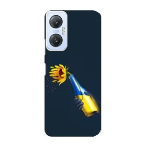 Чехол для Патриота Украины Infinix Hot 20 (5G) - (AlphaPrint) (Коктейль молотова)