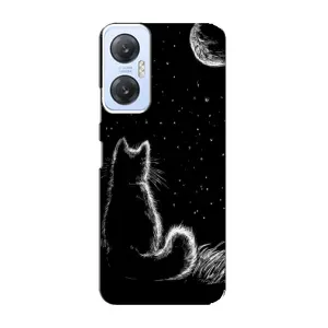 Чехол с принтом для Infinix Hot 20 (5G) (AlphaPrint) Модные коты
