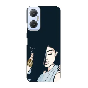 Чохол з друком для Infinix Hot 20 (5G) - (Мода) (AlphaPrint) (Гарна дівчина)