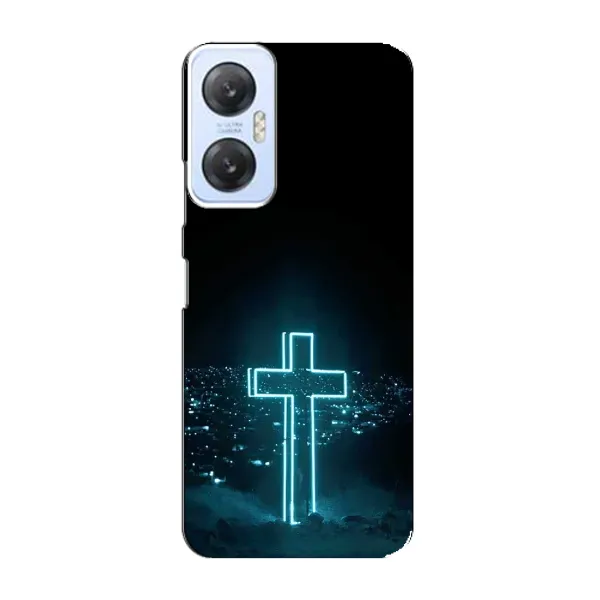 Чехол с принтом «Крест и город» для Infinix Hot 20 (5G) Чехол с принтом «Крест и город» для Infinix Hot 20 (5G)